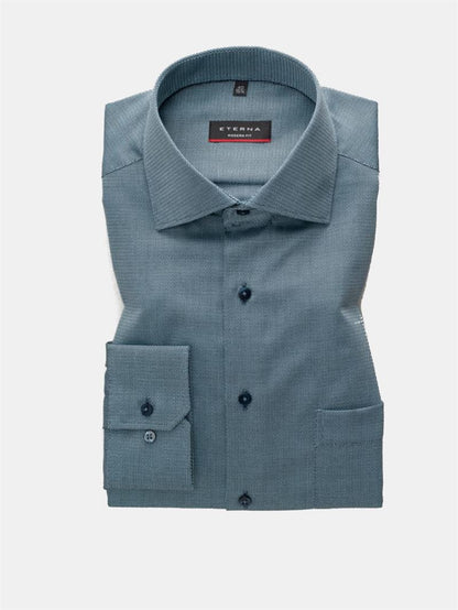 Eterna Modern Fit skjorte ekstra ærmelængde