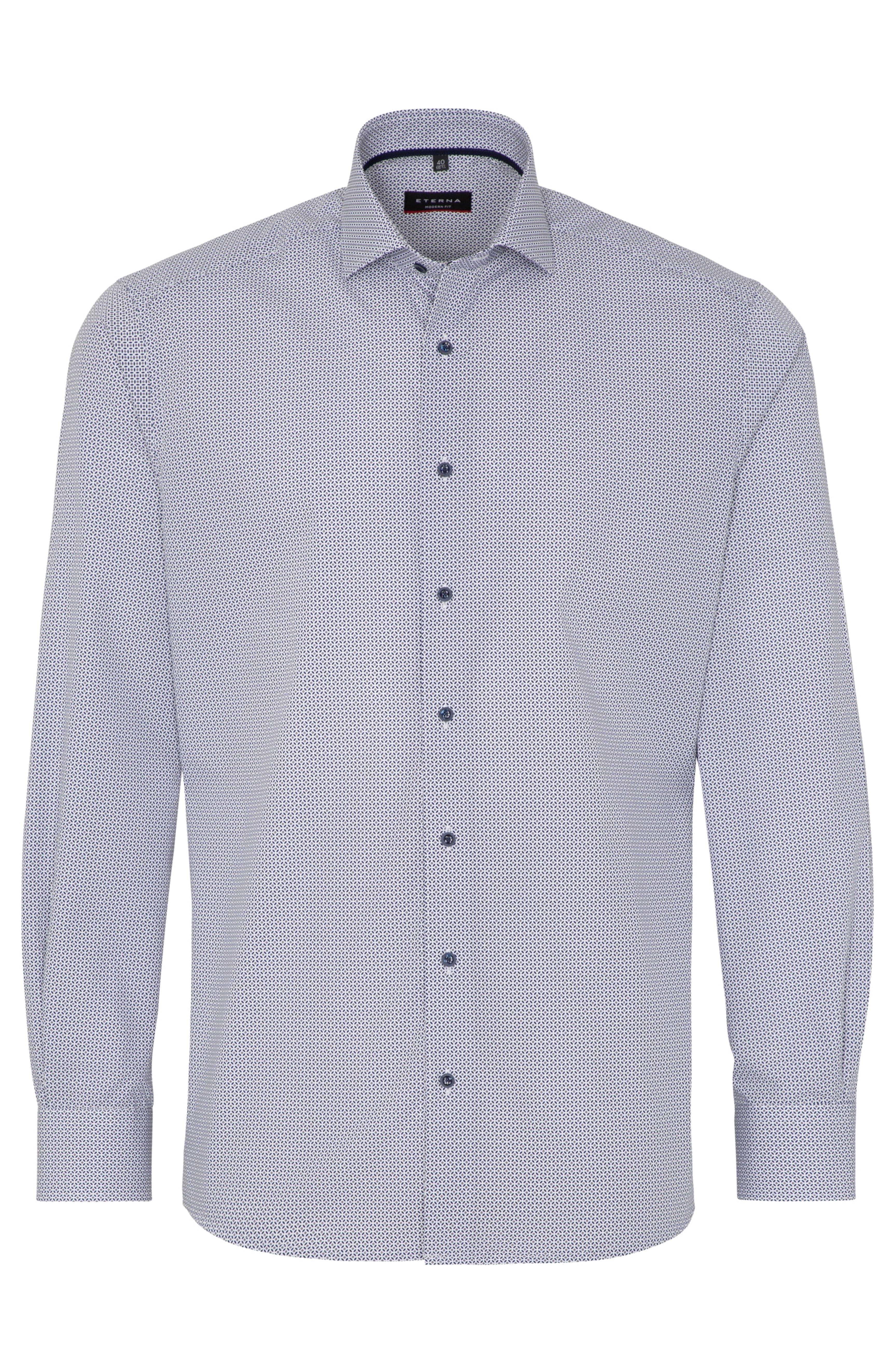 Eterna Modern Fit skjorte ekstra ærmelængde