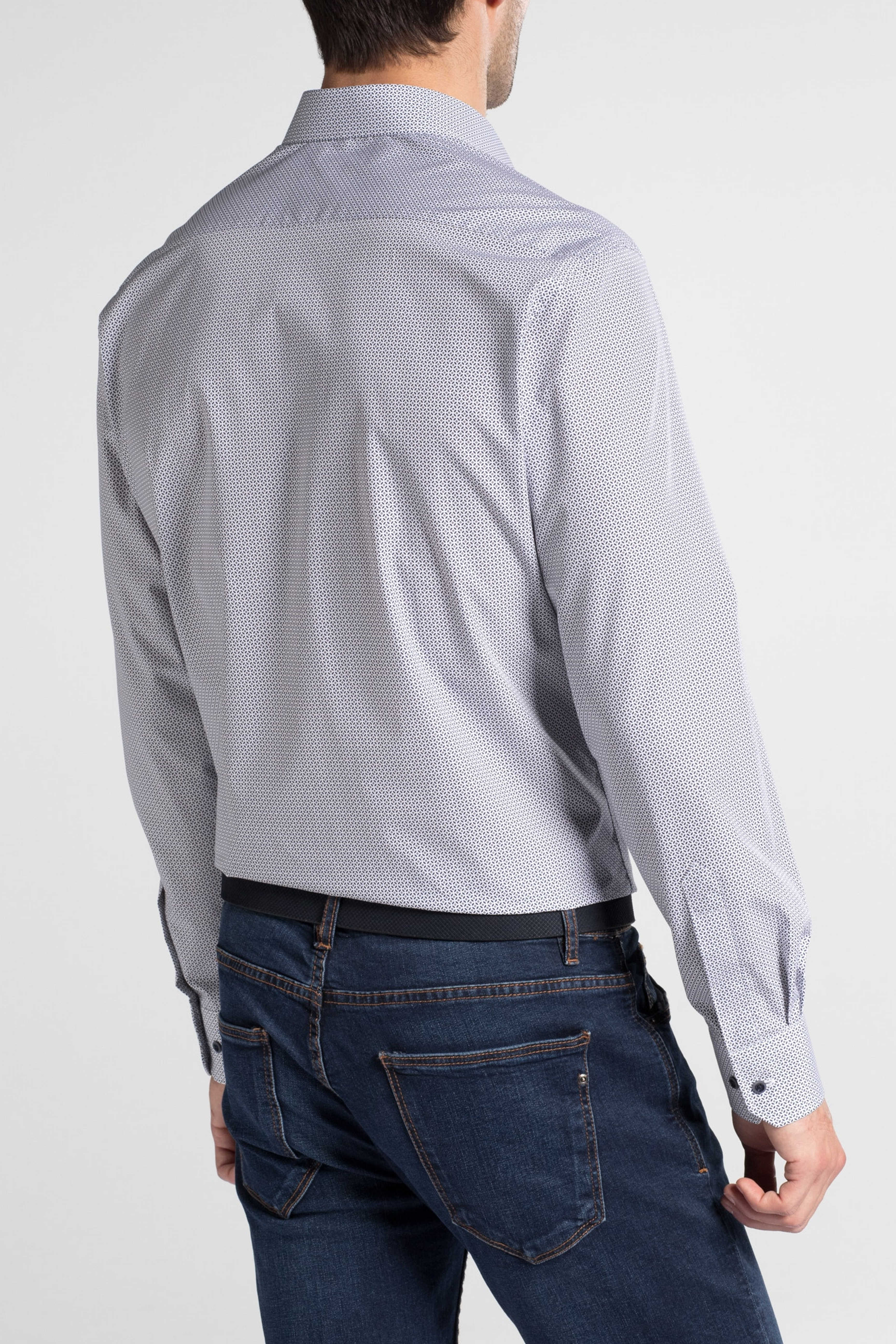 Eterna Modern Fit skjorte ekstra ærmelængde