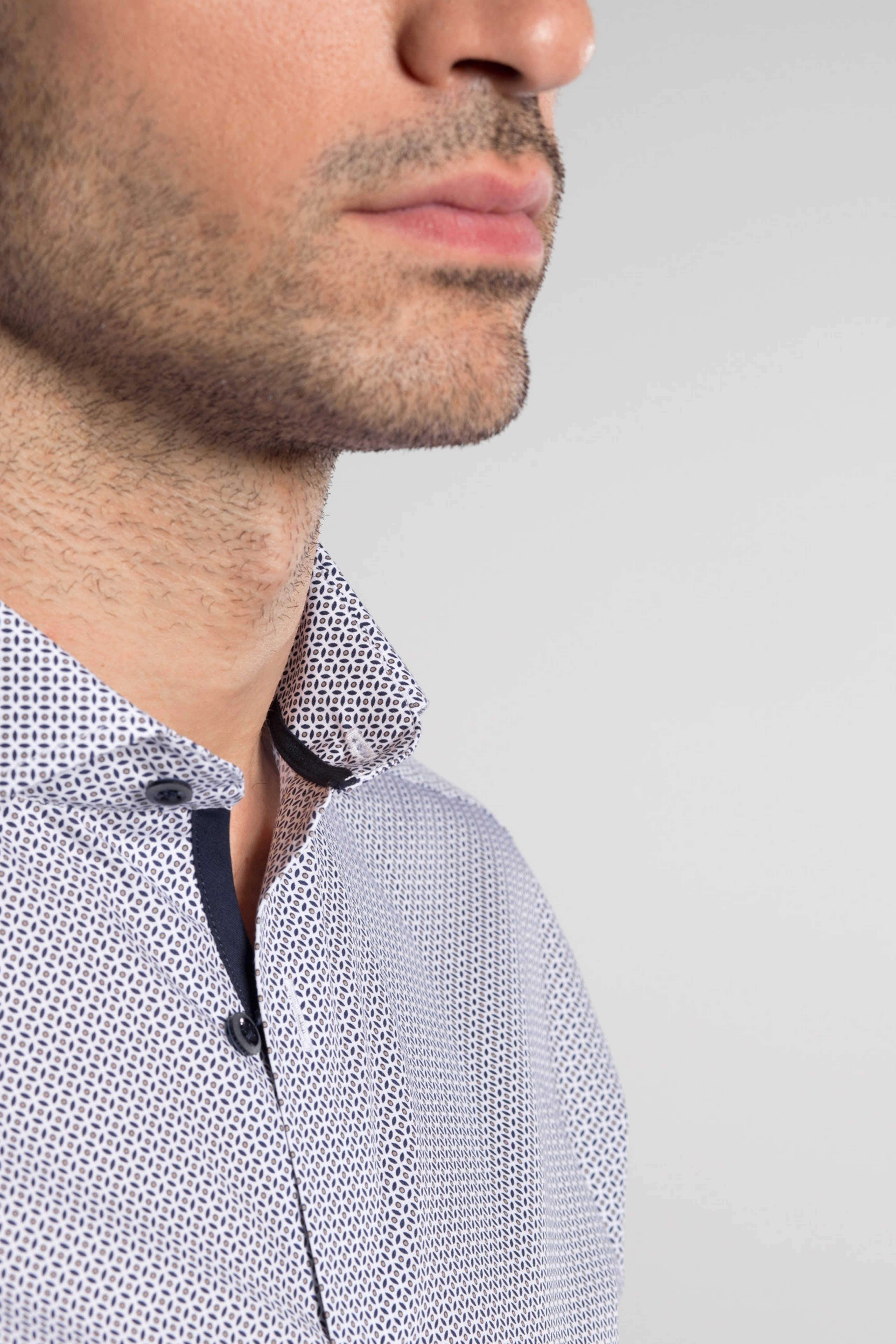 Eterna Modern Fit skjorte ekstra ærmelængde