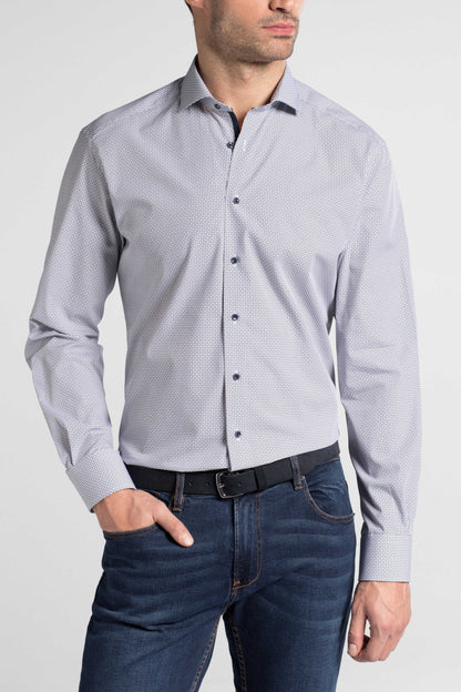 Eterna Modern Fit skjorte ekstra ærmelængde