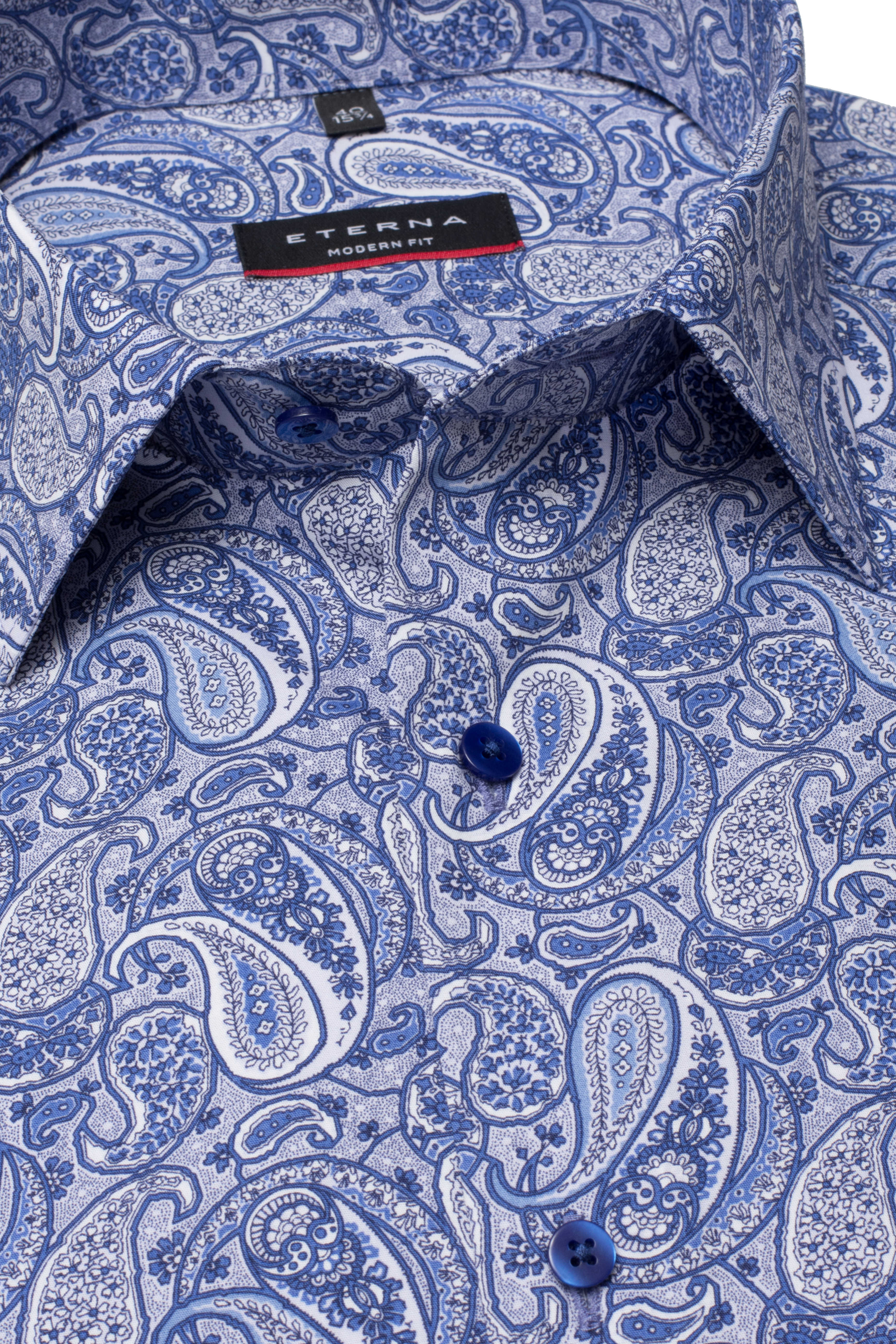 Eterna Modern Fit skjorte ekstra ærmelængde