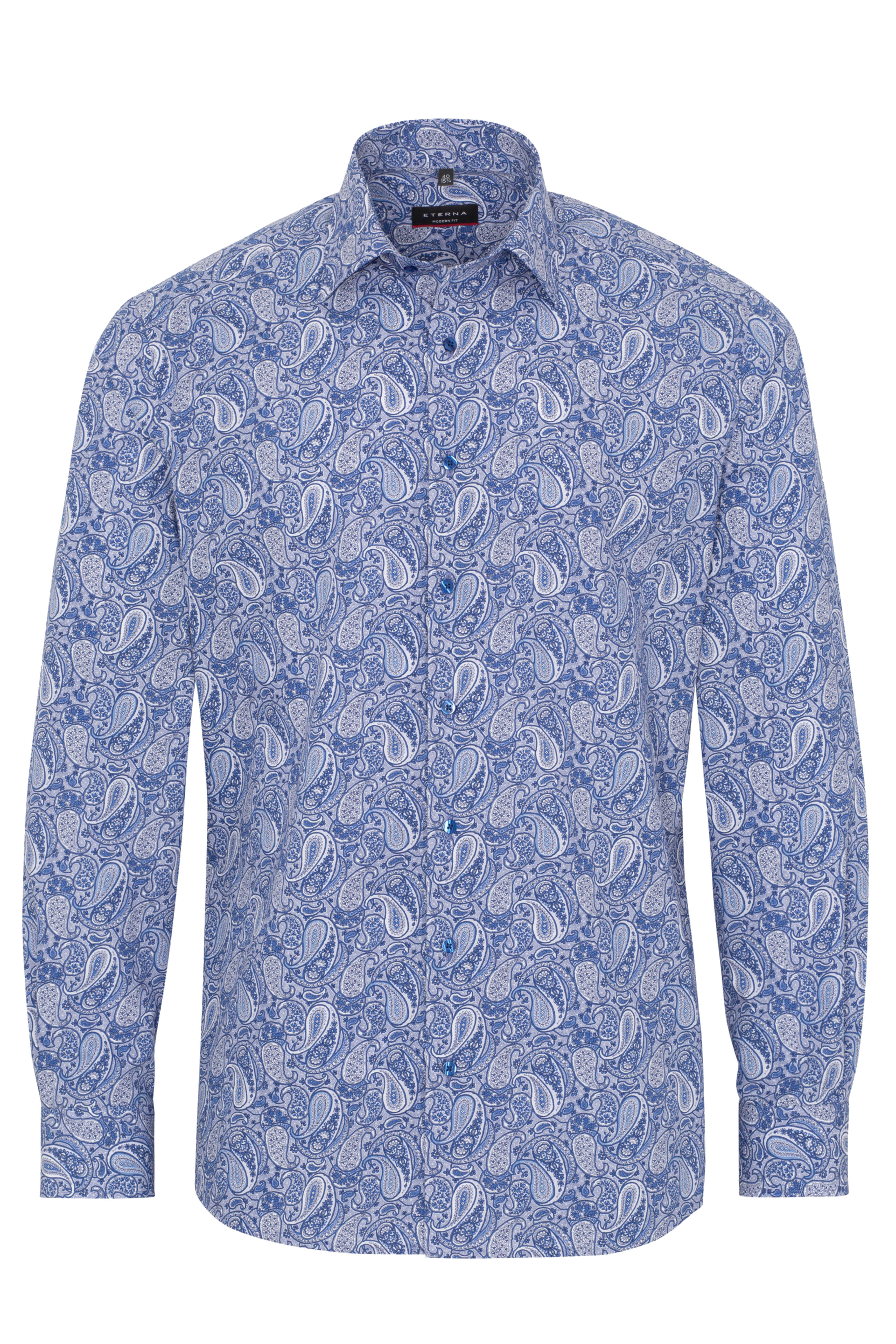 Eterna Modern Fit skjorte ekstra ærmelængde