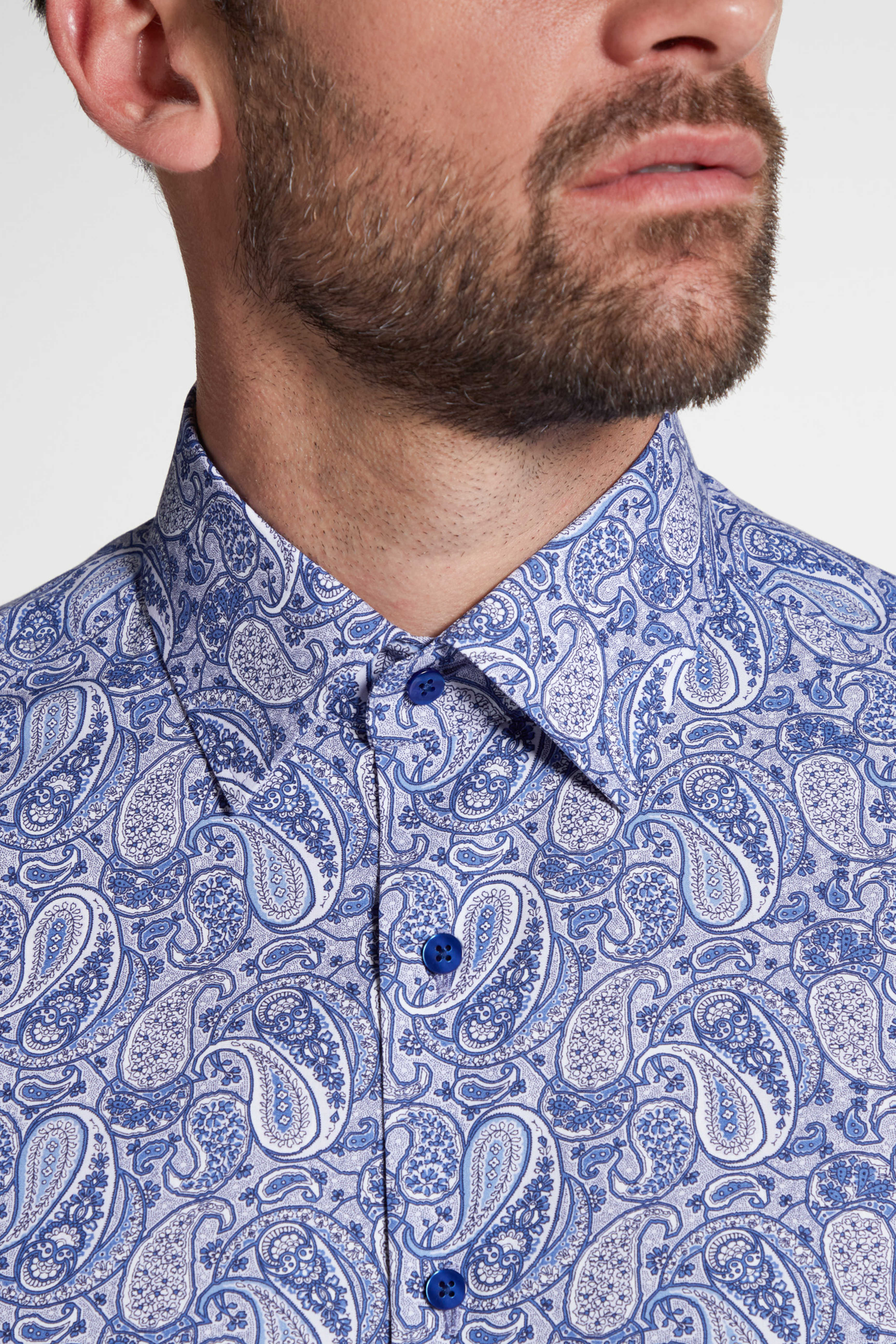 Eterna Modern Fit skjorte ekstra ærmelængde