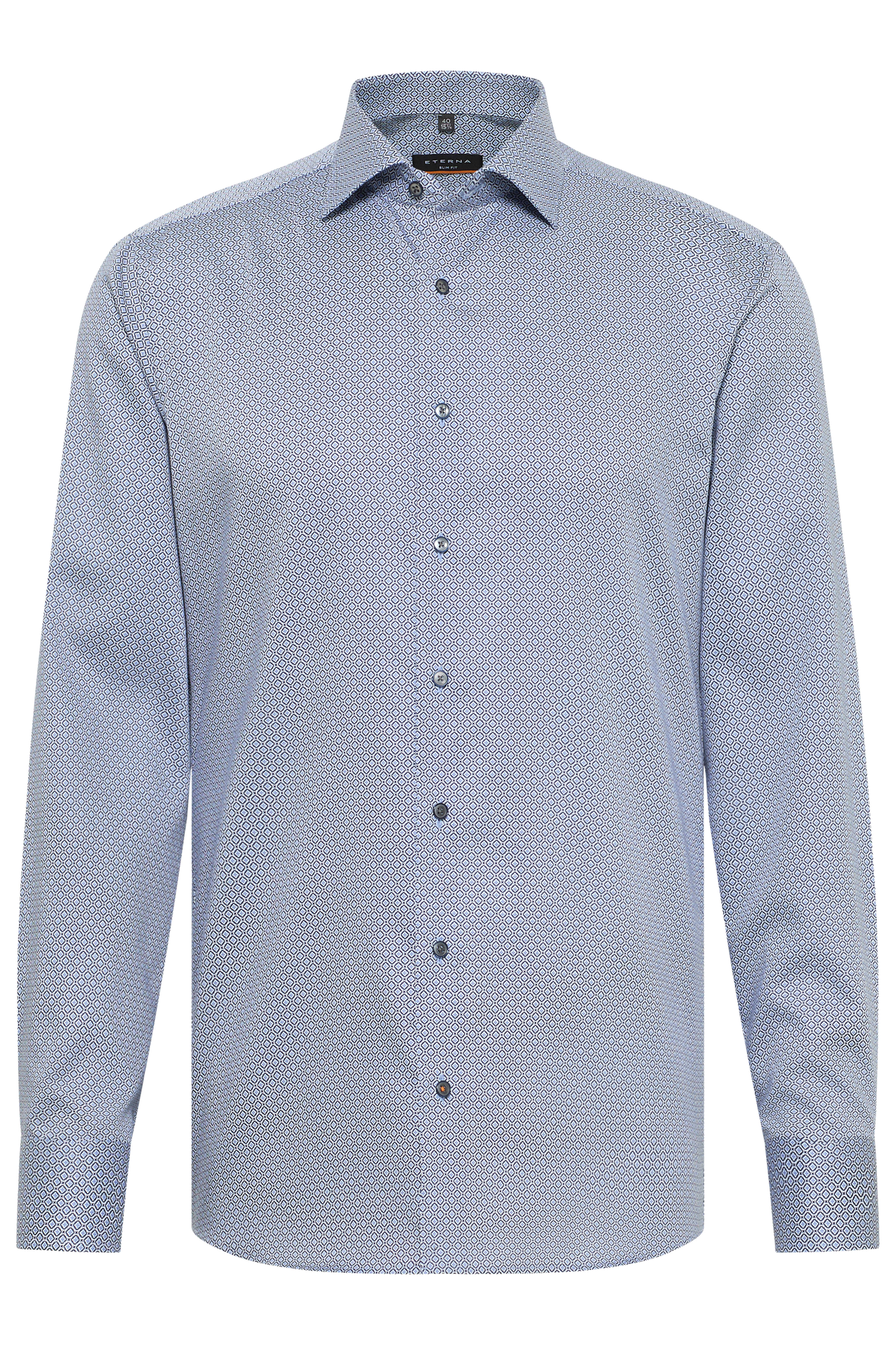 Eterna Modern Fit skjorte ekstra ærmelængde