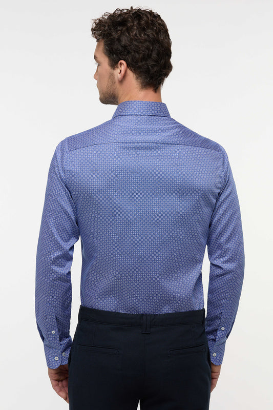 Eterna Slim Fit skjorte ekstra ærmelængde