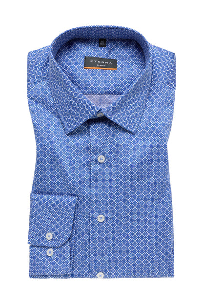 Eterna Slim Fit skjorte ekstra ærmelængde