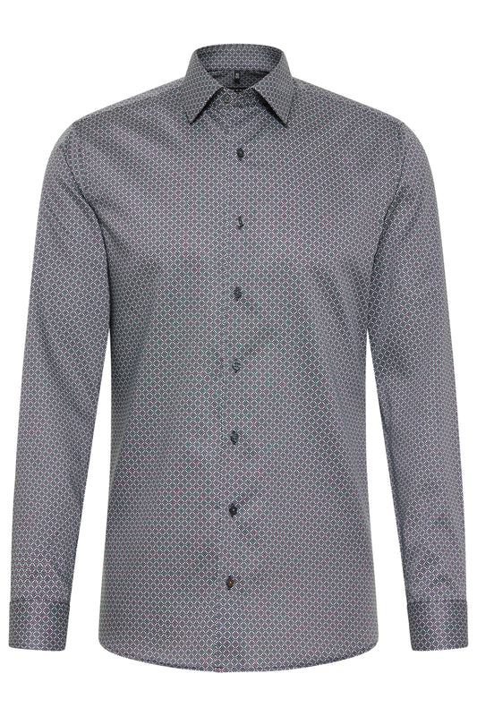Eterna Slim Fit skjorte ekstra ærmelængde