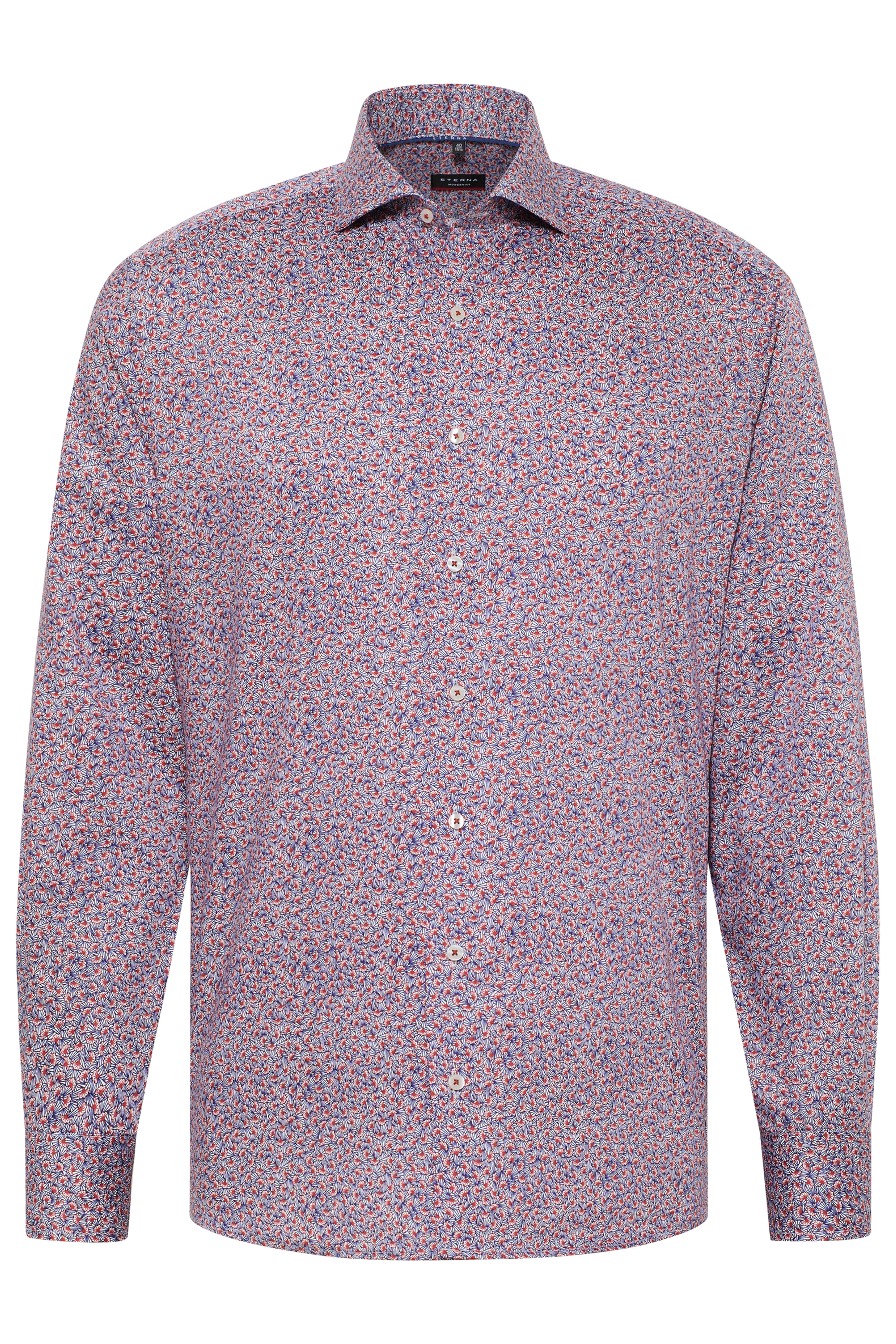 Eterna Modern Fit skjorte ekstra ærmelængde