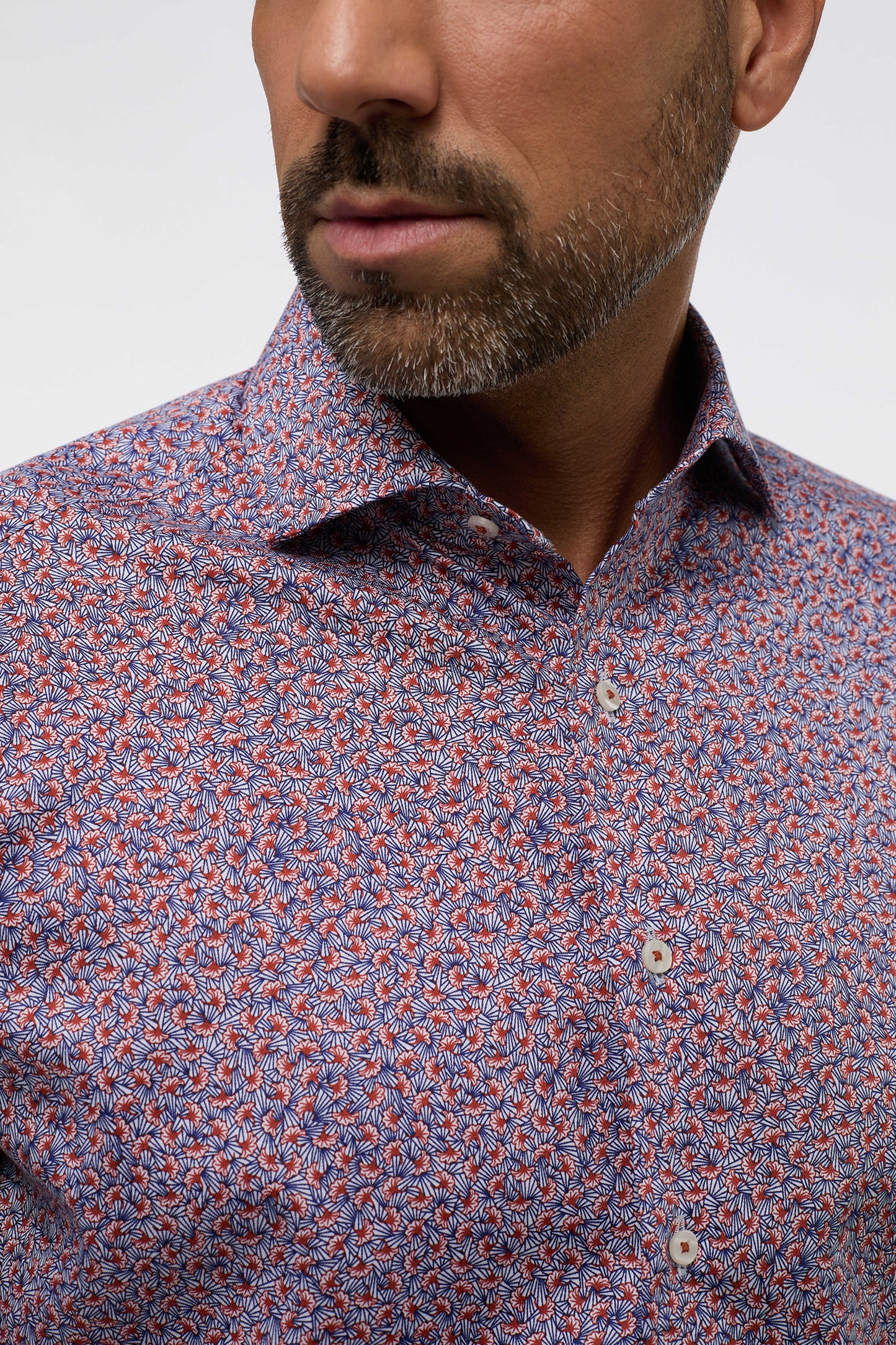 Eterna Modern Fit skjorte ekstra ærmelængde