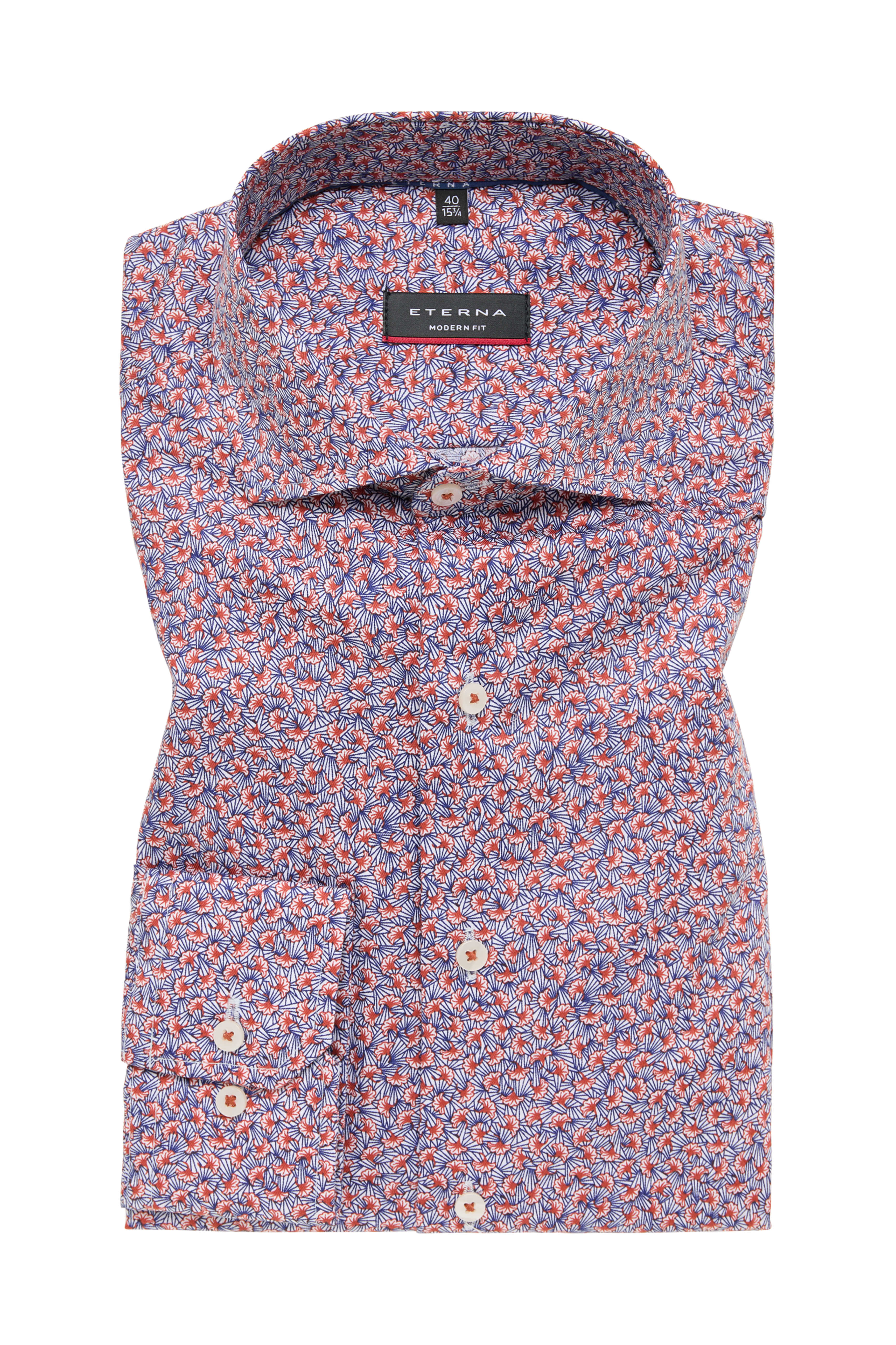 Eterna Modern Fit skjorte ekstra ærmelængde
