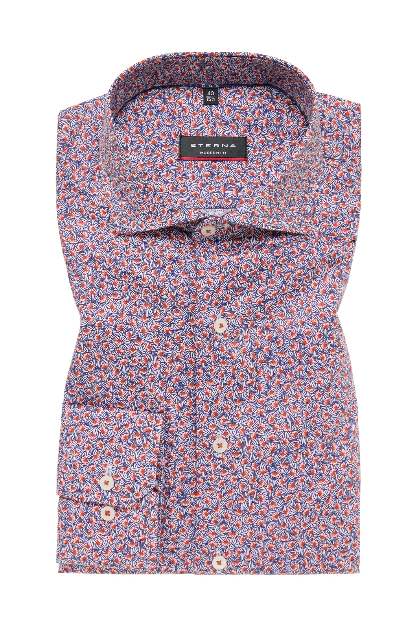 Eterna Modern Fit skjorte ekstra ærmelængde