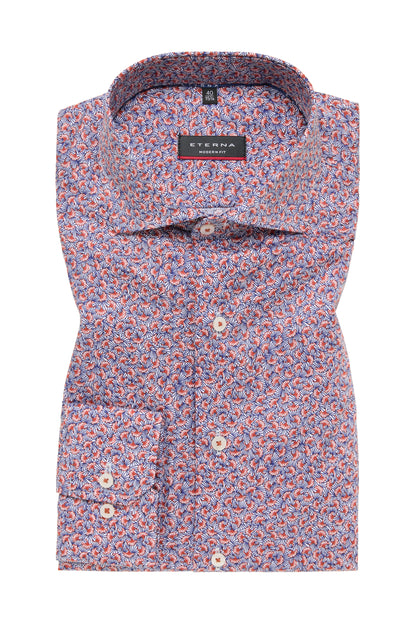 Eterna Modern Fit skjorte ekstra ærmelængde
