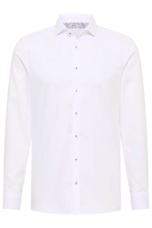 Eterna Slim Fit skjorte ekstra ærmelængde