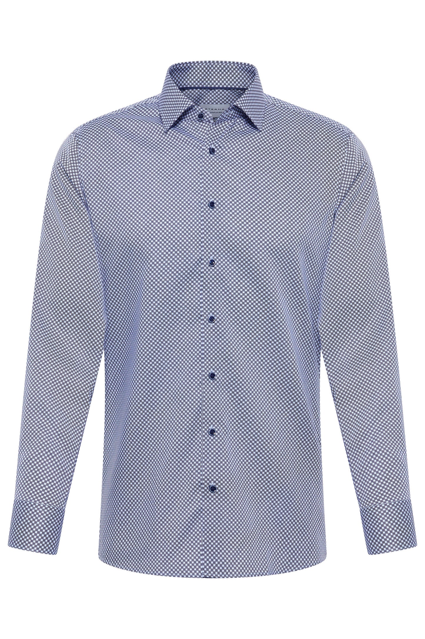 Eterna Slim Fit skjorte ekstra ærmelængde