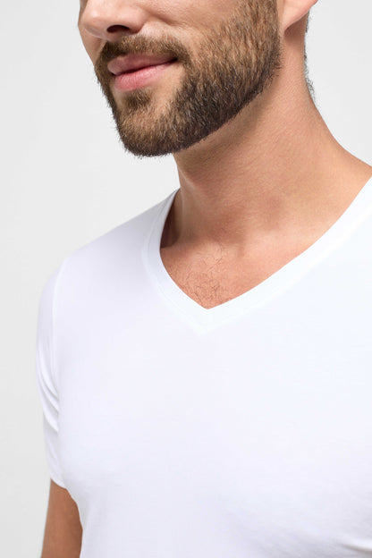 Eterna T-shirt dyb V-hals