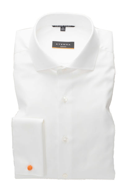 Eterna Slim Fit skjorte dobbelt manchet