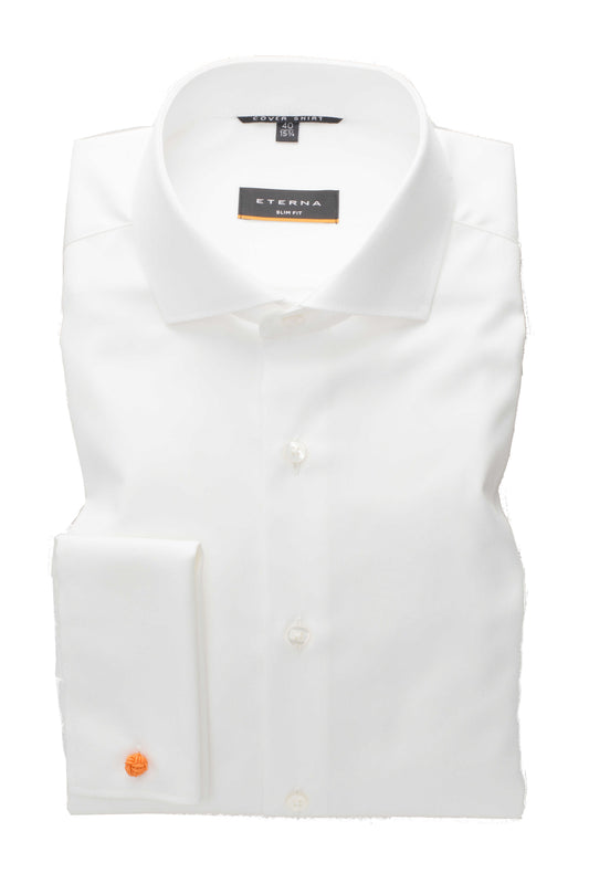 Eterna Slim Fit skjorte dobbelt manchet