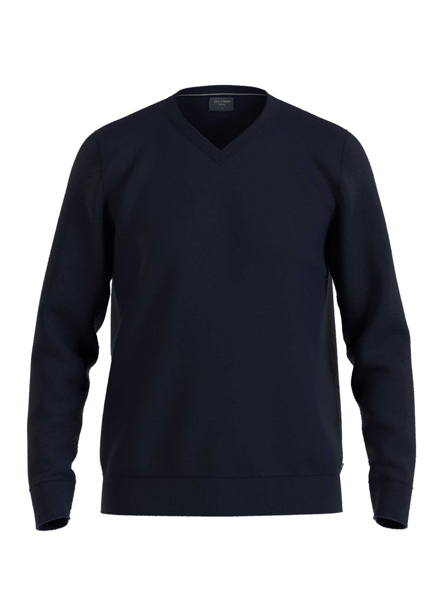 Olymp Casual strik V-hals uld