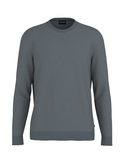 Olymp Casual strik rund hals uld