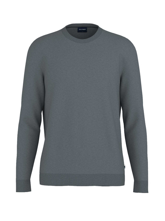 Olymp Casual strik rund hals uld