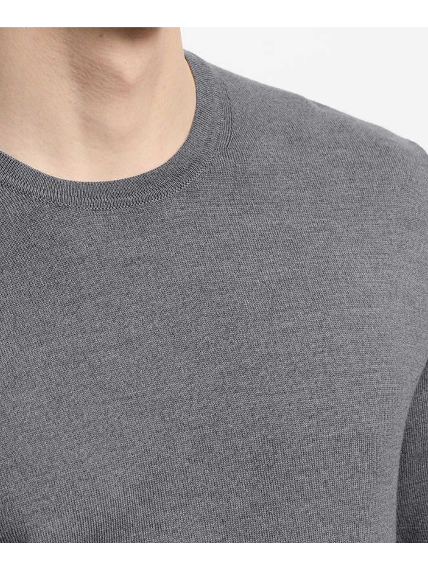 Olymp Casual strik rund hals uld