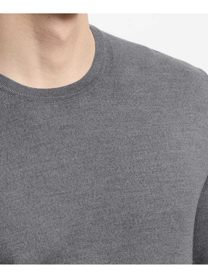 Olymp Casual strik rund hals uld