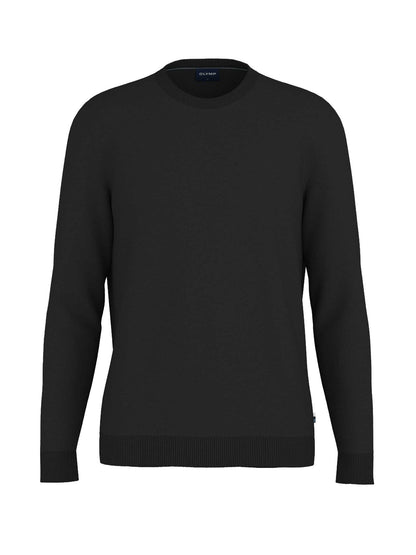 Olymp Casual strik rund hals uld