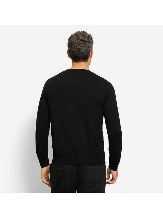 Olymp Casual strik rund hals uld/silke