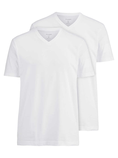 Olymp T-shirt undertrøje V-hals to-pak