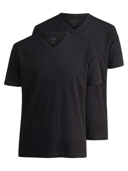 Olymp T-shirt undertrøje V-hals to-pak