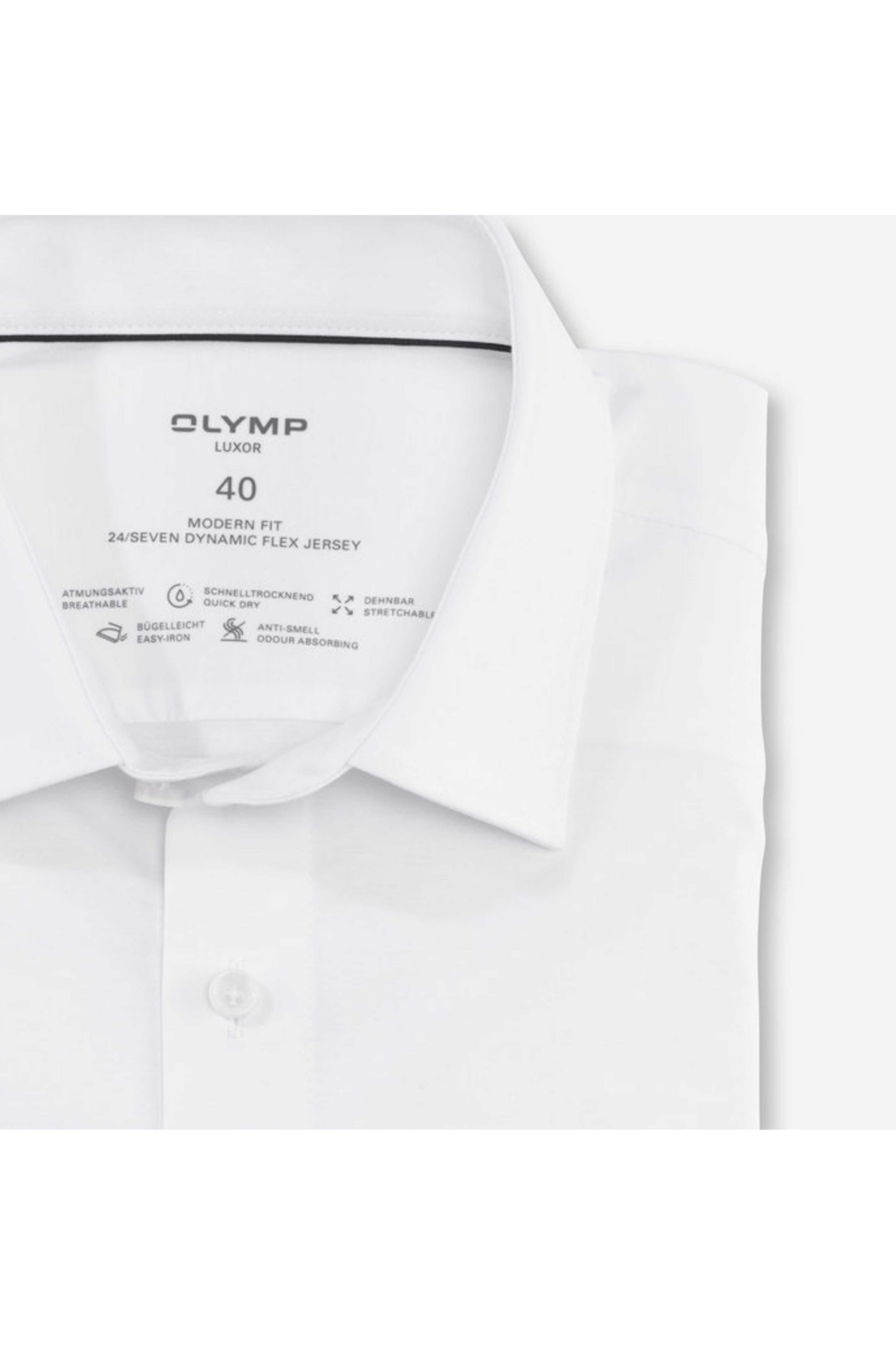 Olymp Luxor Modern Fit 24/Seven Jersey skjorte