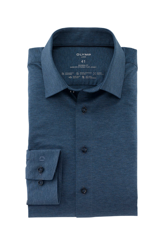 Olymp Luxor Modern Fit 24/Seven Jersey skjorte