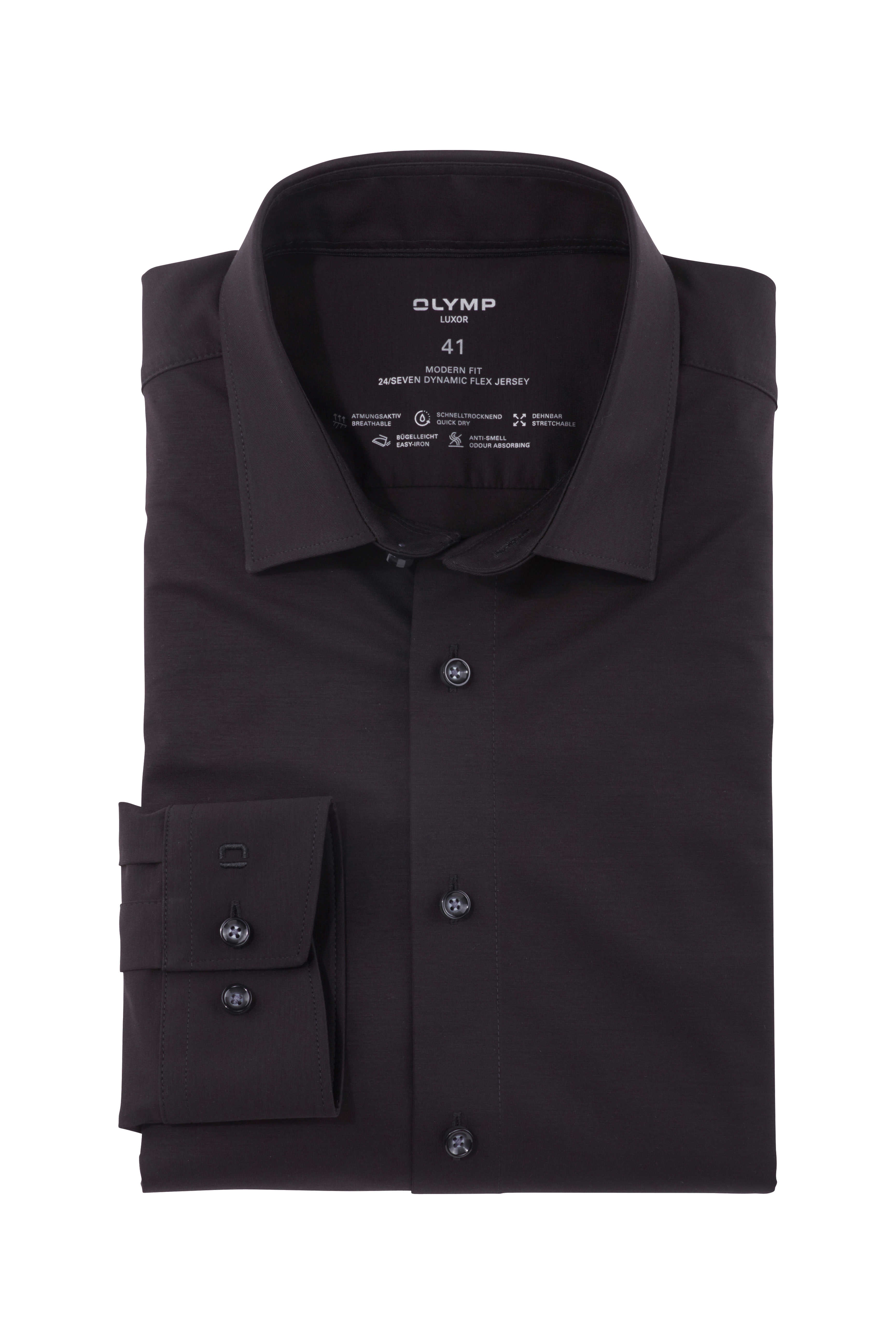 Olymp Luxor Modern Fit 24/Seven Jersey skjorte