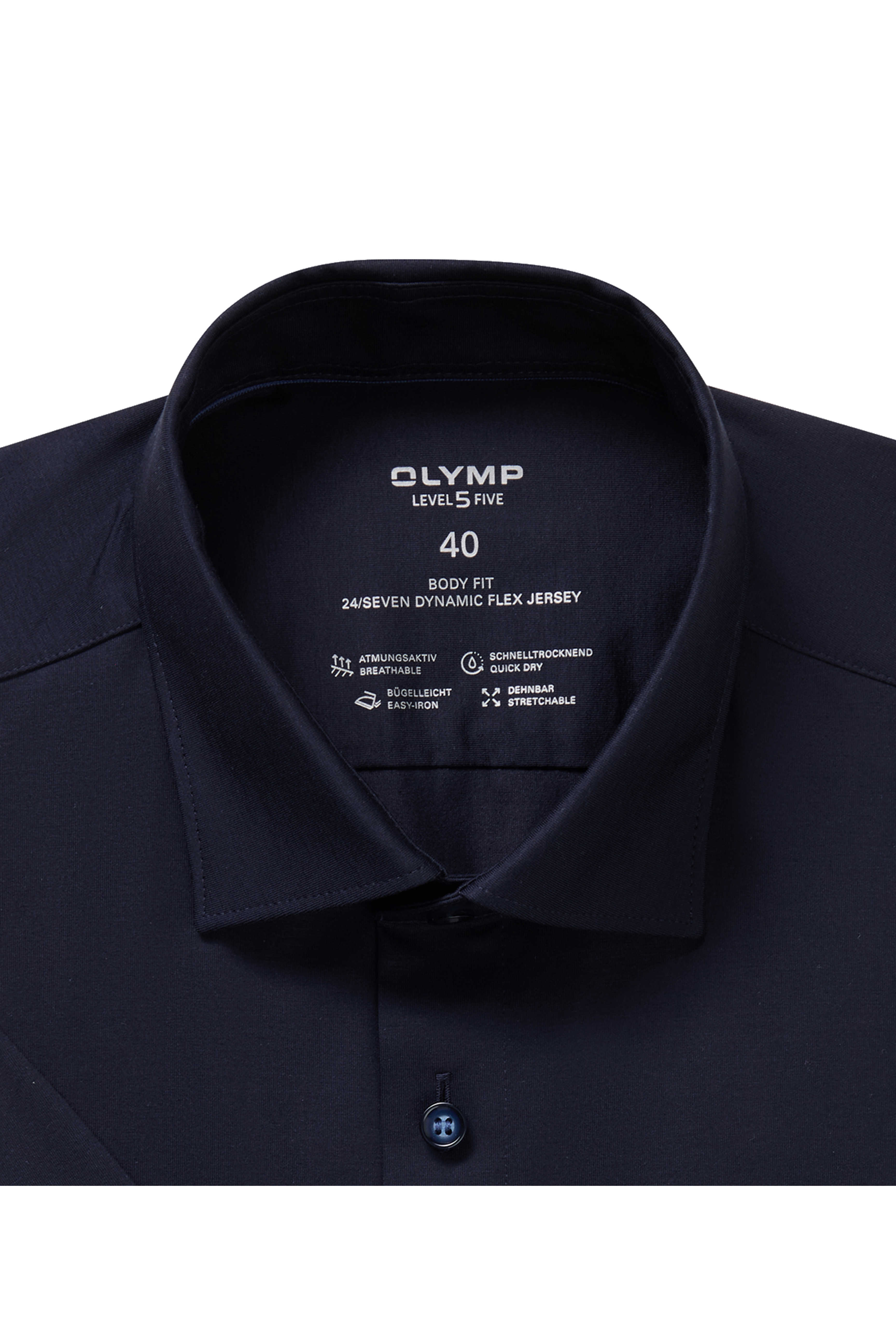 Olymp Level Five Body Fit 24/Seven Jersey kortærmet