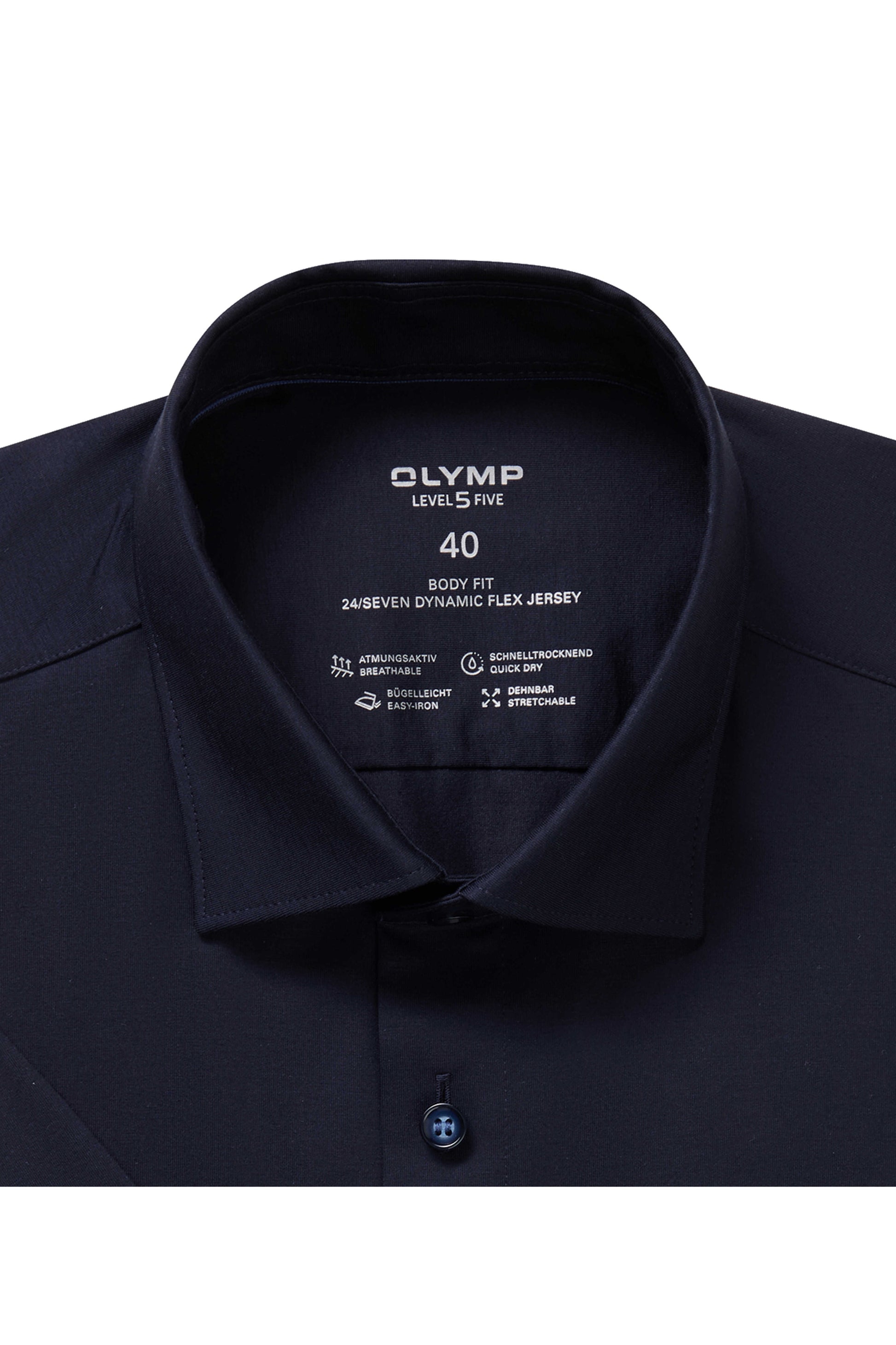 Olymp Level Five Body Fit 24/Seven Jersey kortærmet