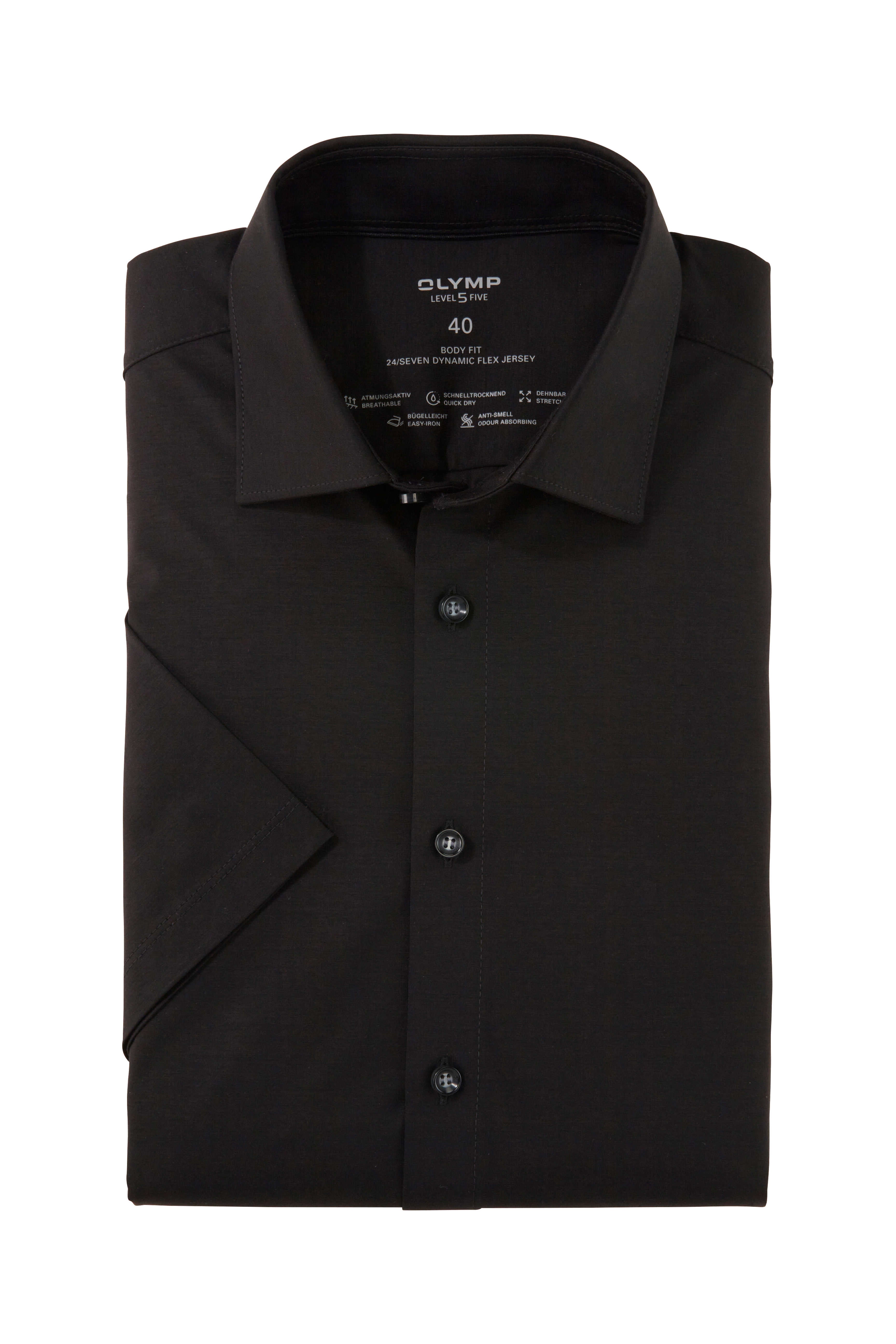Olymp Level Five Body Fit 24/Seven Jersey kortærmet