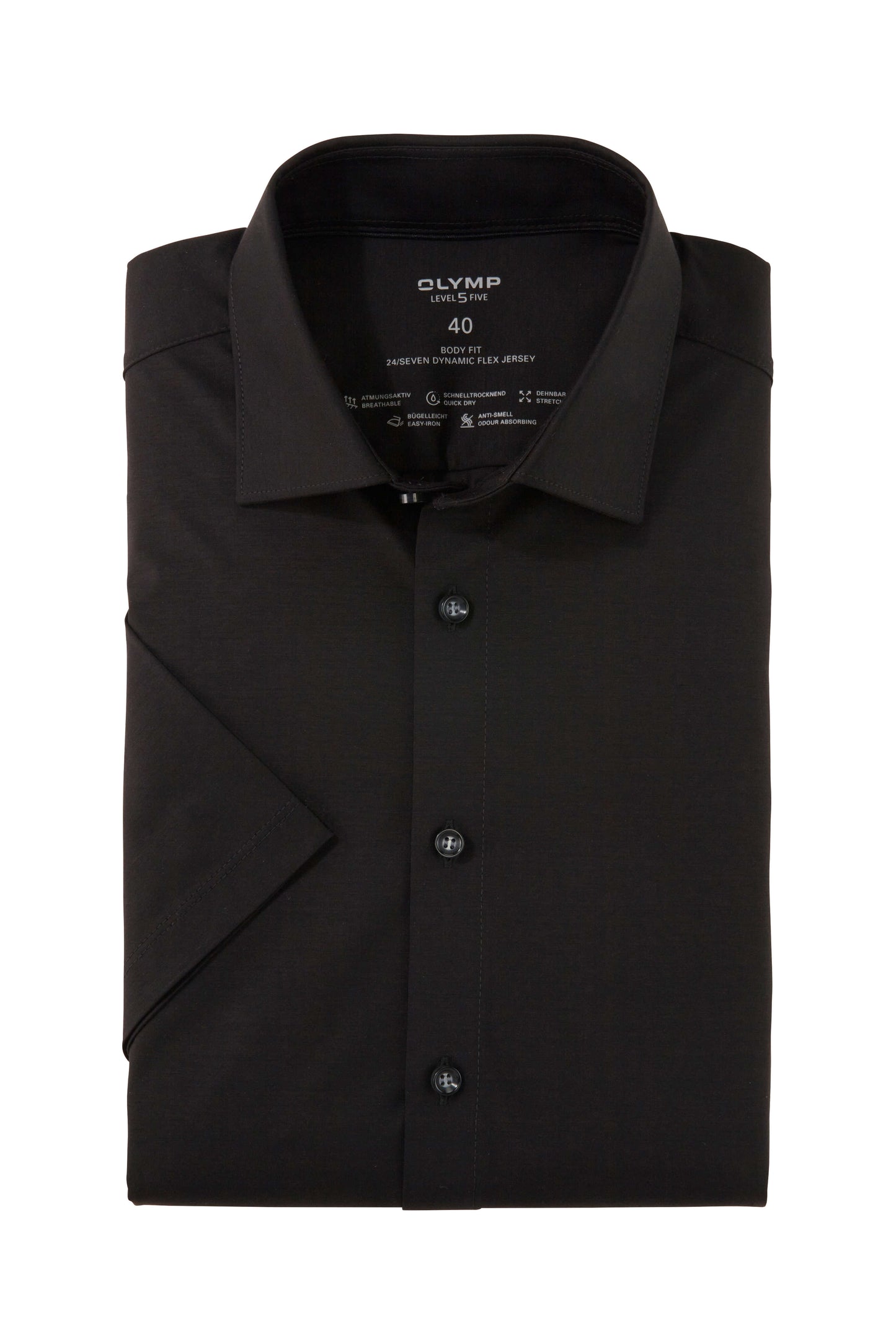 Olymp Level Five Body Fit 24/Seven Jersey kortærmet