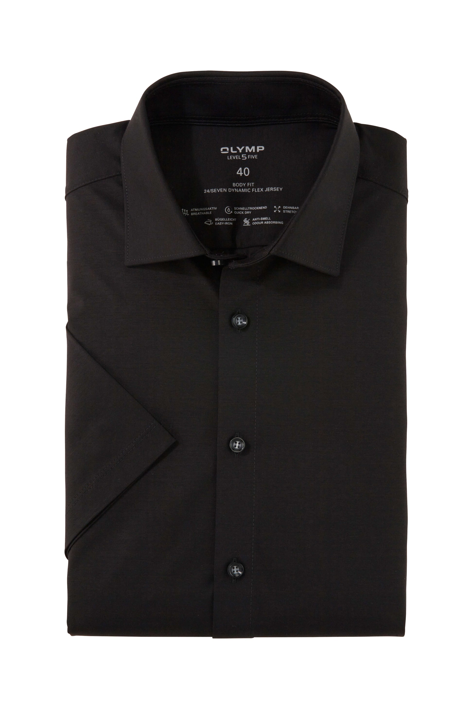 Olymp Level Five Body Fit 24/Seven Jersey kortærmet
