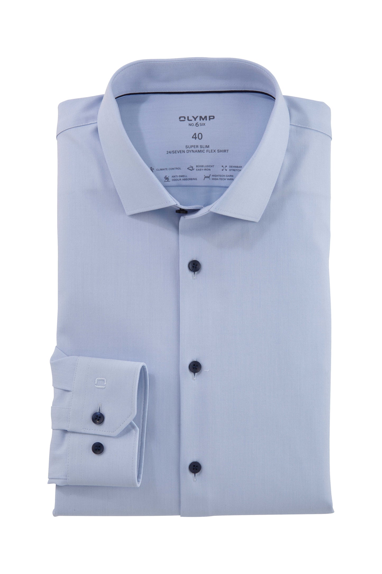 Olymp No. Six Super Slim 24/Seven skjorte