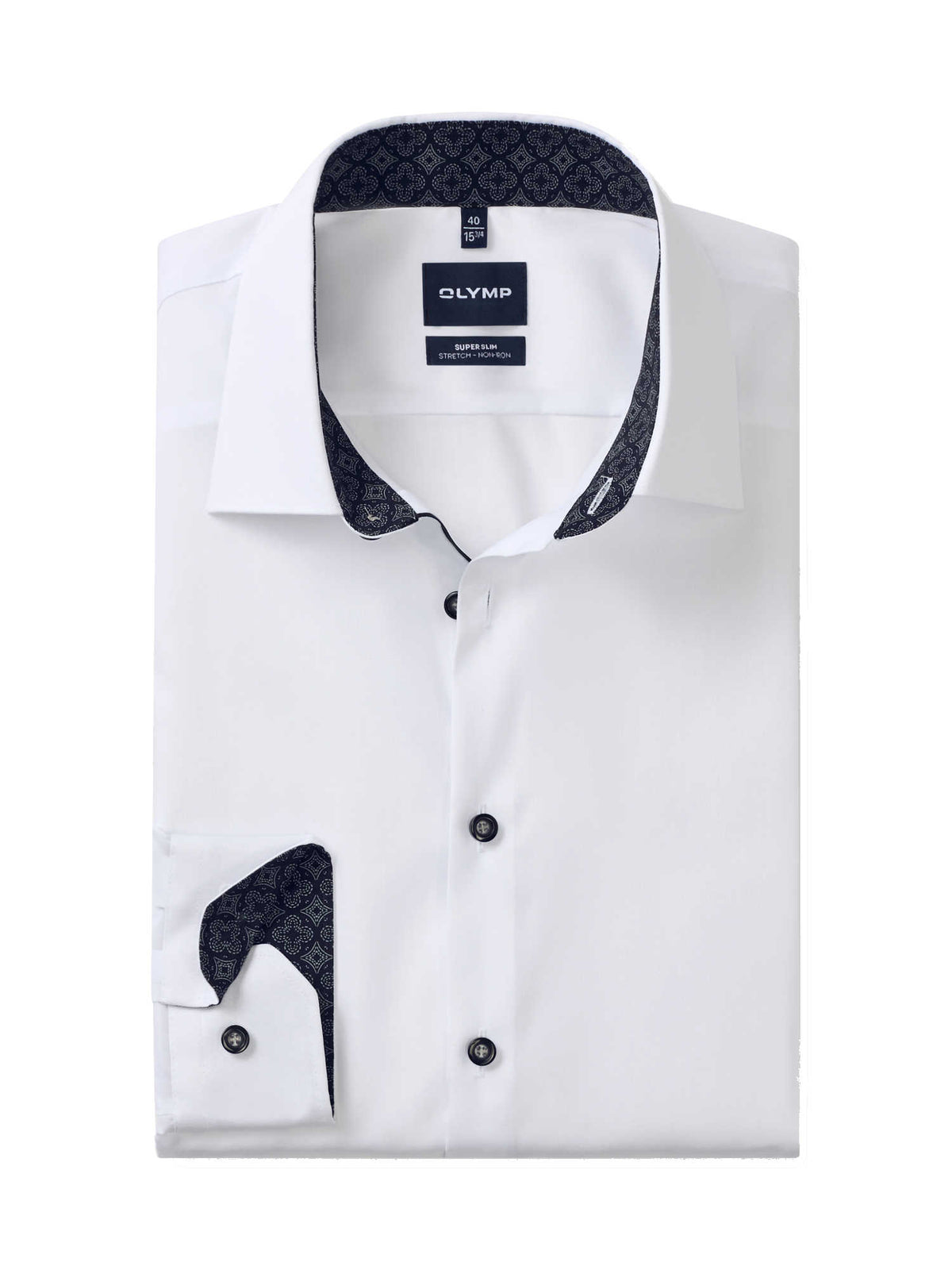 Olymp No. Six Super Slim Fit skjorte ærmelængde