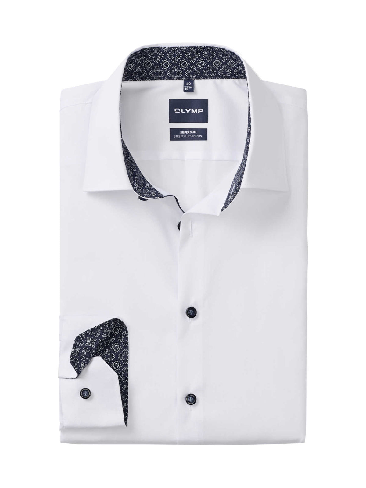 Olymp No. Six Super Slim Fit skjorte ærmelængde