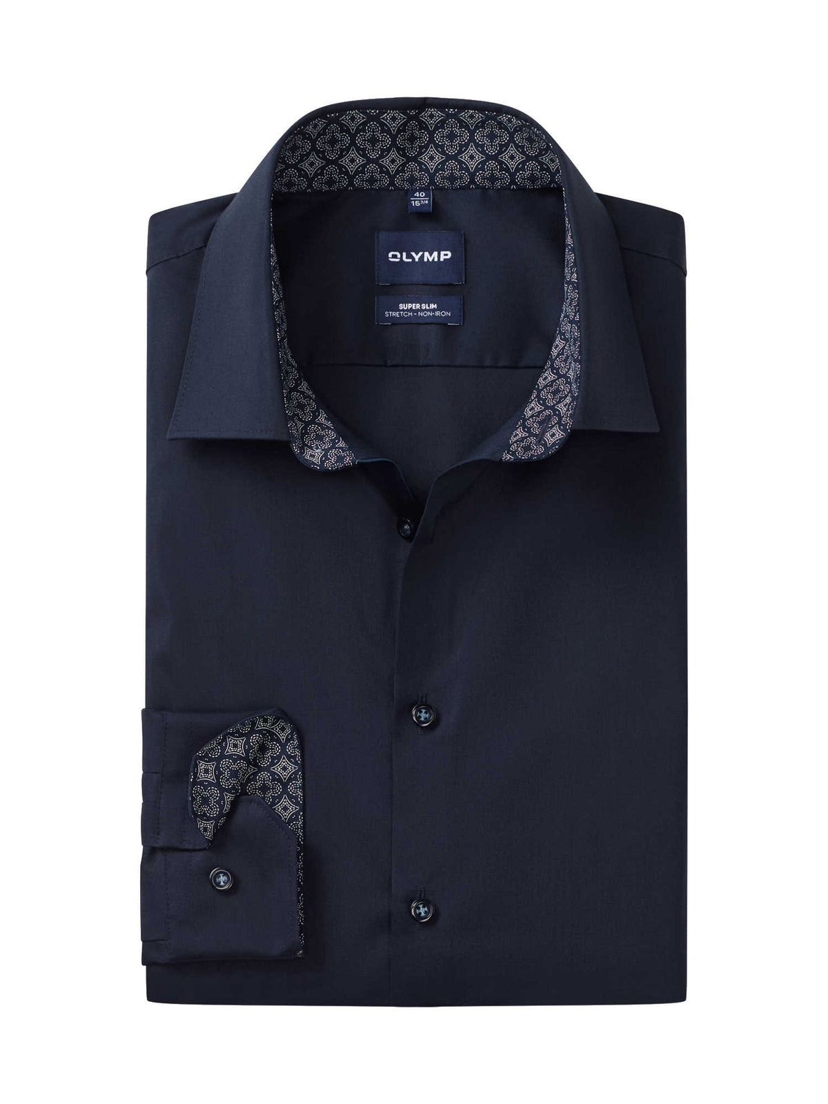 Olymp No. Six Super Slim Fit skjorte ærmelængde