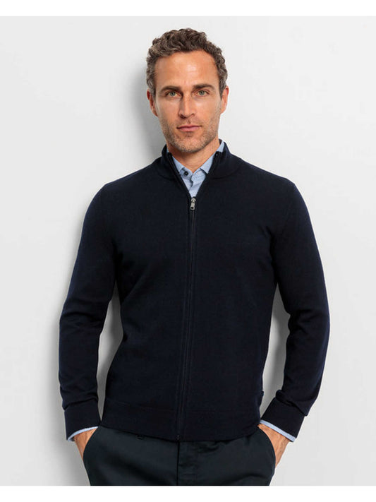 Olymp Casual strik cardigan m. lynlås