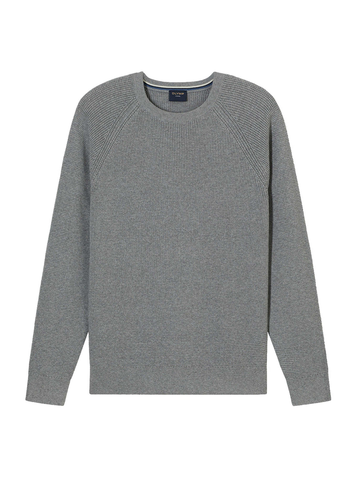 Olymp Pullover popcorn strik casual rund hals