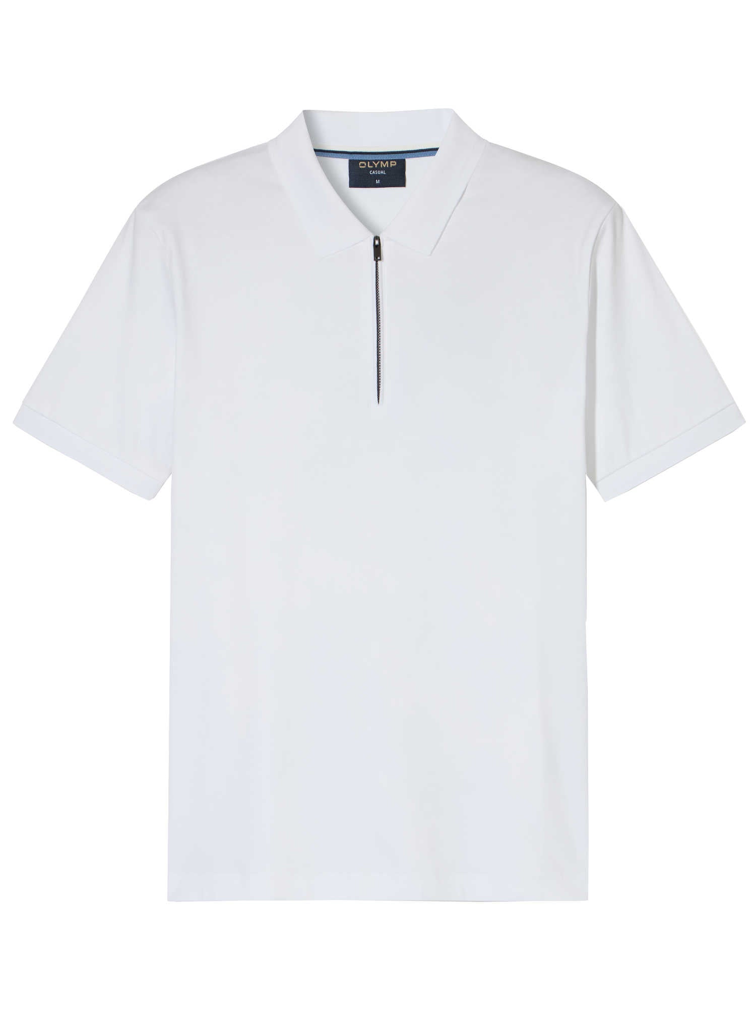 Olymp Casual polo shirt m. lynlås