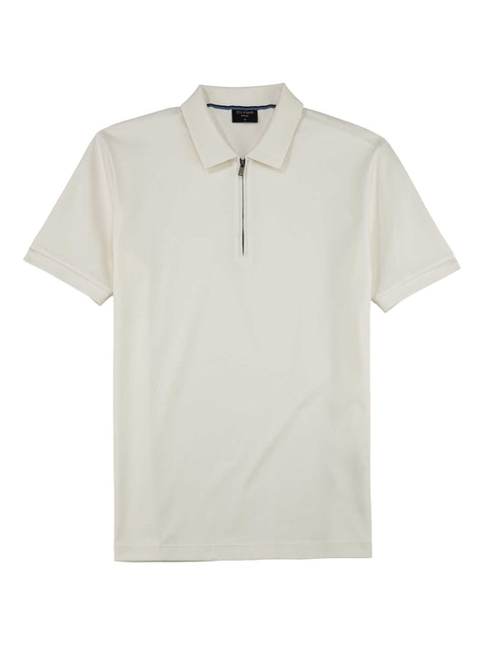 Olymp Casual polo shirt m. lynlås