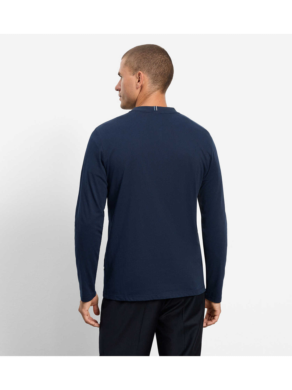 Olymp Jersey langærmet T-shirt rund hals