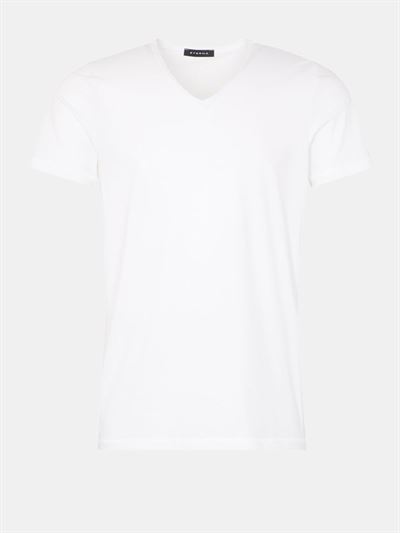 Eterna hvid V-udskæring T-shirt. 804